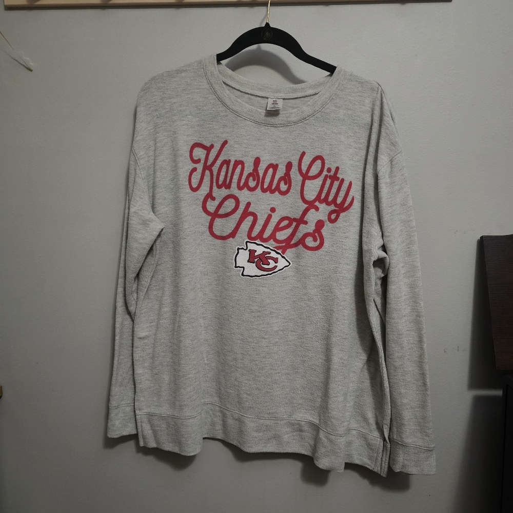 Kansas City Chiefs Gray Sweatshirt